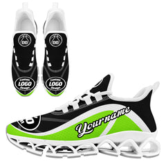 Custom Black Green Maxsoul Shoes Personalized Sneaker FN003XD-D020391-19