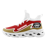 Custom Red Gold Maxsoul Shoes Personalized Sneaker FN030A-E020011-18