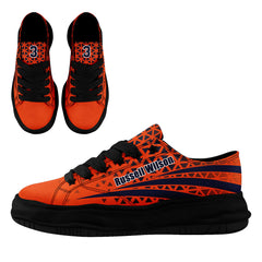 Custom Orange White Colorado Shoes Personalized Sneaker FN038-D023003-10