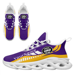 Custom Purple Yellow Minnesota Maxsoul Shoes Personalized Sneaker FN003-D020325-17