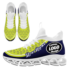Custom Blue Green Maxsoul Shoes Personalized Sneaker FN030XD-D020388-9