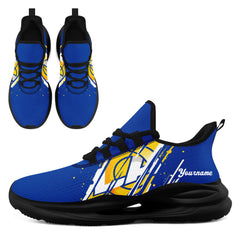 Custom Los Angeles Personalized Team NFL Fan Gear Sneakers – Unisex Gameday Athletic Shoes Custom Team Name Sports Runners FN079-E020219-15