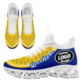 Custom Blue Yellow Maxsoul Shoes Personalized Sneaker FN030XD-D020388-25