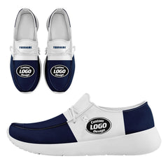 Custom Dallas Blue White Shoes Personalized Sneaker FN018-D020278-9