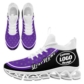 Custom Purple Black Maxsoul Shoes Personalized Sneaker FN030XD-D020388-15