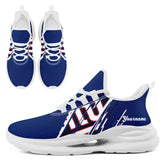 Custom New York Personalized Team NFL Fan Gear Sneakers – Unisex Gameday Athletic Shoes Custom Team Name Sports Runners FN079-E020219-21