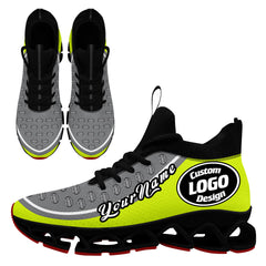 Custom Green Gray Maxsoul Shoes Personalized Sneaker FN030XD-D020388-22