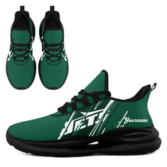 Custom New York Personalized Team NFL Fan Gear Sneakers – Unisex Gameday Athletic Shoes Custom Team Name Sports Runners FN079-E020219-28