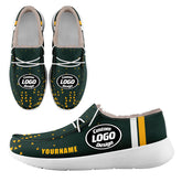 Custom Green Yellow Green Bay Shoes Personalized Sneaker FN042-D020279-13