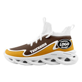 Custom Brown Yellow Maxsoul Shoes Personalized Sneaker FN030A-E020011-10