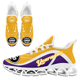 Custom Purple Yellow Maxsoul Shoes Personalized Sneaker FN003XD-D020391-7