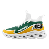Custom Green Yellow Maxsoul Shoes Personalized Sneaker FN030A-E020011-23