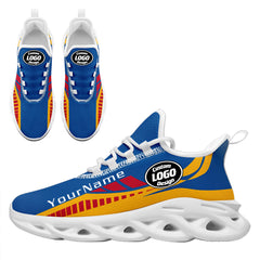 Custom Blue Yellow Pittsburgh Maxsoul Shoes Personalized Sneaker FN003-D020325-30