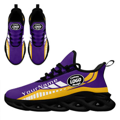 Custom Purple Yellow Minnesota Maxsoul Shoes Personalized Sneaker FN003-D020325-17