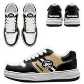 Custom Black Gold New Orleans Shoes Personalized Sneaker FN032-D020389-19