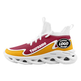 Custom Red Yellow Maxsoul Shoes Personalized Sneaker FN030A-E020011-2