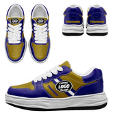 Custom Purple Yellow Baltimore Shoes Personalized Sneaker FN032-D020389-2