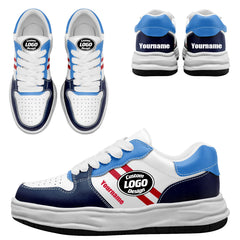 Custom Blue White Tennessee Shoes Personalized Sneaker FN032-D020389-32