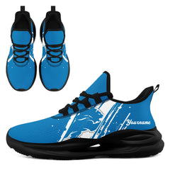 Custom Michigan Personalized Team Fan Gear Sneakers – Unisex Gameday Athletic Shoes Custom Team Name Sports Runners FN079-E020219-11