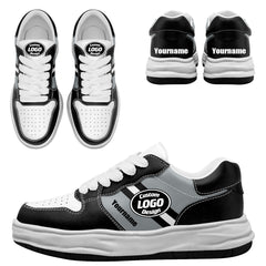Custom Black Gray Las Vegas Shoes Personalized Sneaker FN032-D020389-20