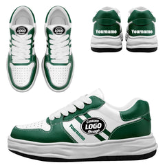 Custom Green White New York Shoes Personalized Sneaker FN032-D020389-28