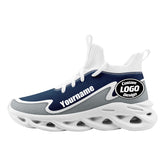 Custom Blue Gray Maxsoul Shoes Personalized Sneaker FN030A-E020011-19