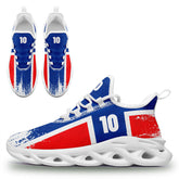 Custom 2026 World Cup Norway Sneakers DIY Country Flag Running Shoes Lightweight Sport Shoes Gift for Football Fans Personalized Team Name and Logo FN003-F027078-7