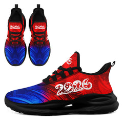 Custom 2026 World Cup Norway Sneakers DIY Country Flag Running Shoes Lightweight Sport Shoes Gift for Football Fans Personalized Team Name and Logo FN079-F027070-5