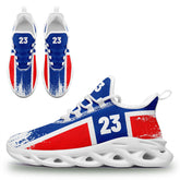 Custom 2026 World Cup Norway Sneakers DIY Country Flag Running Shoes Lightweight Sport Shoes Gift for Football Fans Personalized Team Name and Logo FN003-F027078-10