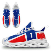 Custom 2026 World Cup Norway Sneakers DIY Country Flag Running Shoes Lightweight Sport Shoes Gift for Football Fans Personalized Team Name and Logo FN003-F027078-1