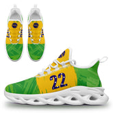Custom 2026 World Cup Brazil Sneakers DIY Country Flag Running Shoes Lightweight Sport Shoes Gift for Football Fans Personalized Team Name and Logo FN003-F027077-9