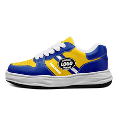 Custom Blue Yellow Los Angeles Shoes Personalized Sneaker FN032-D020389-15