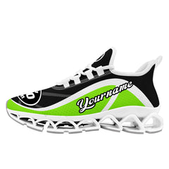 Custom Black Green Maxsoul Shoes Personalized Sneaker FN003XD-D020391-19