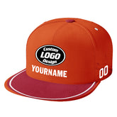 Custom Orange Red Tampa Bay Hat Sport Design Cap Stitched Adjustable Personalized PR067B-D020261-29