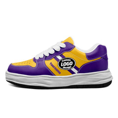 Custom Purple Yellow Minnesota Shoes Personalized Sneaker FN032-D020389-17