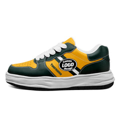 Custom Green Yellow Green Bay Shoes Personalized Sneaker FN032-D020389-13