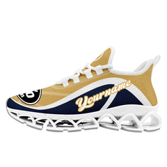 Custom Blue Yellow Maxsoul Shoes Personalized Sneaker FN003XD-D020391-12