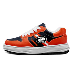 Custom Blue Orange Chicago Shoes Personalized Sneaker FN032-D020389-7