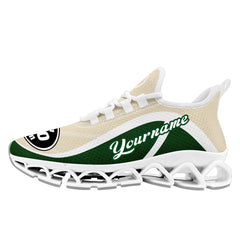 Custom Green Cream Maxsoul Shoes Personalized Sneaker FN003XD-D020391-14