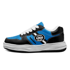 Custom Blue Black Carolina Shoes Personalized Sneaker FN032-D020389-5