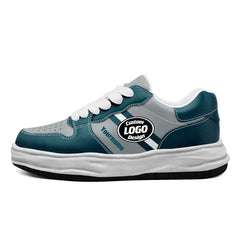 Custom Green Gray Philadelphia Shoes Personalized Sneaker FN032-D020389-23