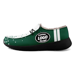 Custom Green White New York Shoes Personalized Sneaker FN042-D020279-28