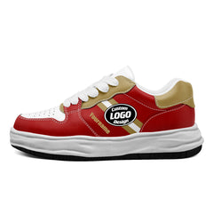 Custom Red Gold San Francisco Shoes Personalized Sneaker FN032-D020389-25
