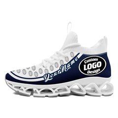 Custom Navy White Maxsoul Shoes Personalized Sneaker FN030XD-D020388-24