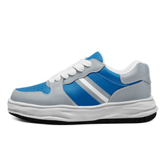 Custom Blue Gray Detroit Shoes Personalized Sneaker FN032-D020389-11