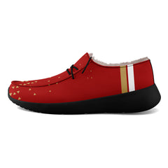 Custom Red Yellow San Francisco Shoes Personalized Sneaker FN042-D020279-25