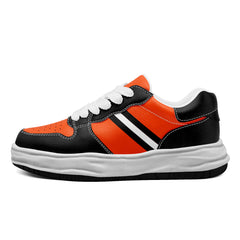 Custom Black Orange Cincinnati Shoes Personalized Sneaker FN032-D020389-6