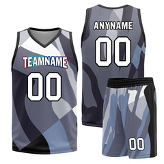 Custom Camouflage Black Brooklyn City Edition Personalized Reversible Basketball Set Sports Basketball Jersey BBJ01R-D0610-3-COOLMAX
