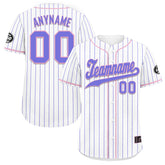 Custom Stripe Fashion Personalized Authentic Baseball Jersey BSBJ01-E025078-19