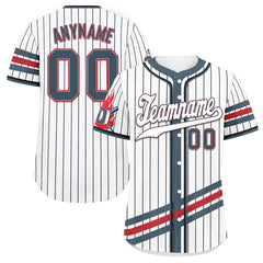 Custom Vintage Personalized Authentic Baseball Jersey BSBJ01-E025021-7